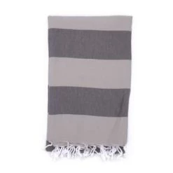 Fouta Futée Décoration De Jardin Fouta En Coton Avec Franges Orange Et Rose 100x160cm -Gants de toilette Soldes fouta en coton avec franges taupe et beige 100x160cm 2