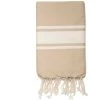 Febronie Décoration De Jardin Fouta En Coton Bande Blanche 100x200 Beige 1 Febronie Décoration De Jardin Fouta En Coton Bande Blanche 100x200 Beige -Gants de toilette Soldes fouta en coton bande blanche 100x200 beige