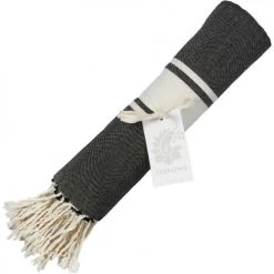Febronie Décoration De Jardin Fouta En Coton Bande Blanche 100x200 Noir 11 Febronie Décoration De Jardin Fouta En Coton Bande Blanche 100x200 Noir -Gants de toilette Soldes fouta en coton bande blanche 100x200 noir 3