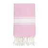 Febronie Décoration De Jardin Fouta En Coton Bande Blanche 100x200 Rose Pâle 2 Febronie Décoration De Jardin Fouta En Coton Bande Blanche 100x200 Rose Pâle -Gants de toilette Soldes fouta en coton bande blanche 100x200 rose pale