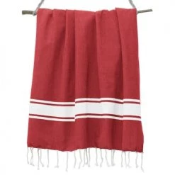 Febronie Décoration De Jardin Fouta En Coton Bande Blanche 100x200 Rouge 9 Febronie Décoration De Jardin Fouta En Coton Bande Blanche 100x200 Rouge -Gants de toilette Soldes fouta en coton bande blanche 100x200 rouge 1