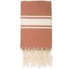 Febronie Décoration De Jardin Fouta En Coton Bande Blanche 100x200 Terracotta 2 Febronie Décoration De Jardin Fouta En Coton Bande Blanche 100x200 Terracotta -Gants de toilette Soldes fouta en coton bande blanche 100x200 terracotta