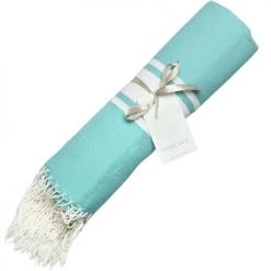 Febronie Décoration De Jardin Fouta En Coton Bande Blanche 100x200 Vert Turquoise 10 Febronie Décoration De Jardin Fouta En Coton Bande Blanche 100x200 Vert Turquoise -Gants de toilette Soldes fouta en coton bande blanche 100x200 vert turquoise 2