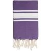 Febronie Décoration De Jardin Fouta En Coton Bande Blanche 100x200 Violet Améthyste 1 Febronie Décoration De Jardin Fouta En Coton Bande Blanche 100x200 Violet Améthyste -Gants de toilette Soldes fouta en coton bande blanche 100x200 violet amethyste