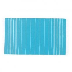 LeStoff France Accessoires Et Serviettes De Plage  Fouta En Coton Peigné BIO Aqua 95 X 180 Cm -Gants de toilette Soldes fouta en coton peigne bio aqua 95 x 180 cm 4