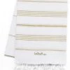 LeStoff France Accessoires Et Serviettes De Plage  Fouta En Coton Peigné BIO Bouton D'Or 95 X 180 Cm -Gants de toilette Soldes fouta en coton peigne bio bouton d or 95 x 180 cm