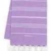 LeStoff France Accessoires Et Serviettes De Plage  Fouta En Coton Peigné BIO Lavande 95 X 180 Cm -Gants de toilette Soldes fouta en coton peigne bio lavande 95 x 180 cm