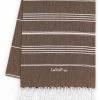 LeStoff France Accessoires Et Serviettes De Plage  Fouta En Coton Peigné BIO Terra 95 X 180 Cm -Gants de toilette Soldes fouta en coton peigne bio terra 95 x 180 cm 17