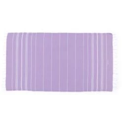 LeStoff France Accessoires Et Serviettes De Plage  Fouta En Coton Peigné Menthe 50 X 100 Cm -Gants de toilette Soldes fouta en coton peigne lavande 50 x 100 cm
