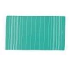 LeStoff France Accessoires Et Serviettes De Plage  Fouta En Coton Peigné Turquoise 50 X 100 Cm -Gants de toilette Soldes fouta en coton peigne turquoise 50 x 100 cm