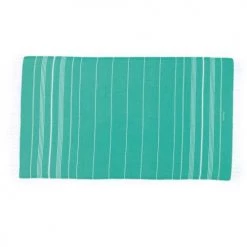 LeStoff France Accessoires Et Serviettes De Plage  Fouta En Coton Peigné Turquoise 50 X 100 Cm