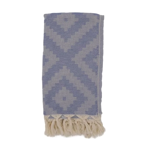 Fouta Futée Décoration De Jardin Fouta Losanges 100% Coton Avec Franges Bleu Jeans 100x170cm 3 Fouta Futée Décoration De Jardin Fouta Losanges 100% Coton Avec Franges Bleu Jeans 100x170cm