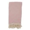 Fouta Futée Décoration De Jardin Fouta Losanges 100% Coton Avec Franges Rose 100x170cm -Gants de toilette Soldes fouta losanges 100 coton avec franges rose 100x170cm