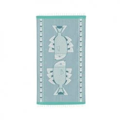 Maison Jean-Vier Décoration De Jardin Fouta Marine 90x160 Cm