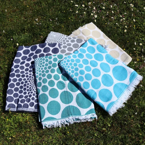 Fouta Futée Décoration De Jardin Fouta Pois En Coton Avec Franges émeraude 95x170cm 5 Fouta Futée Décoration De Jardin Fouta Pois En Coton Avec Franges émeraude 95x170cm – Image 3