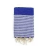 Le Comptoir De La Plage Accessoires Et Serviettes De Plage  Fouta Traditionnelle Mikanda Royal 100x200 190g/m² -Gants de toilette Soldes fouta traditionnelle mikanda royal 100x200 190g m2 4