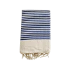Le Comptoir De La Plage Accessoires Et Serviettes De Plage  Fouta Traditionnelle Yadara Royal 100x200 190g/m² -Gants de toilette Soldes fouta traditionnelle yadara royal 100x200 190g m2