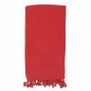 Fouta Futée Décoration De Jardin Fouta Vintage 100% Coton Avec Franges Corail 95x170cm -Gants de toilette Soldes fouta vintage 100 coton avec franges corail 95x170cm