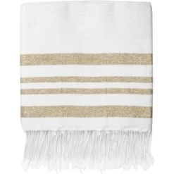 Febronie Décoration De Jardin Fouta XXL En Coton 200x200 Taupe Clair -Gants de toilette Soldes fouta xxl en coton 200x200 blanc et or 6