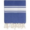 Febronie Décoration De Jardin Fouta XXL En Coton 200x200 Bleu Grec -Gants de toilette Soldes fouta xxl en coton 200x200 bleu grec 6