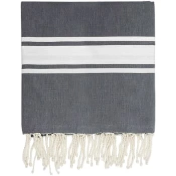 Febronie Décoration De Jardin Fouta XXL En Coton 200x200 Gris Perle 8 Febronie Décoration De Jardin Fouta XXL En Coton 200x200 Gris Perle – Image 6