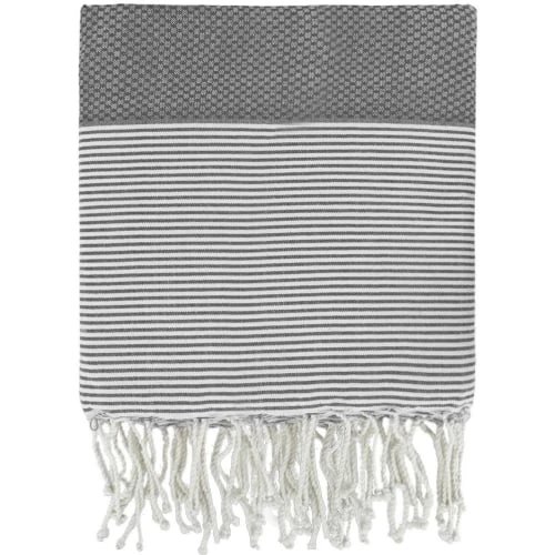 Febronie Décoration De Jardin Fouta XXL En Coton 200x200 Gris Moyen 3 Febronie Décoration De Jardin Fouta XXL En Coton 200x200 Gris Moyen