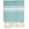Febronie Décoration De Jardin Fouta XXL En Coton 200x200 Vert Turquoise -Gants de toilette Soldes fouta xxl en coton 200x200 vert turquoise 6