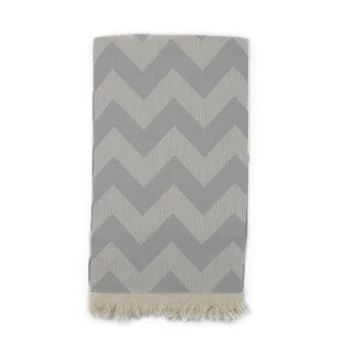 Fouta Futée Décoration De Jardin Fouta Zig-zag 100% Coton Bleu Marin Avec Franges 95x170cm 8 Fouta Futée Décoration De Jardin Fouta Zig-zag 100% Coton Bleu Marin Avec Franges 95x170cm – Image 6