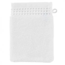 Carré Blanc Serviettes De Toilette Gant De Toilette Bouclette De Coton Biologique Blanc