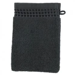 Carré Blanc Serviettes De Toilette Gant De Toilette Bouclette De Coton Biologique Fusain