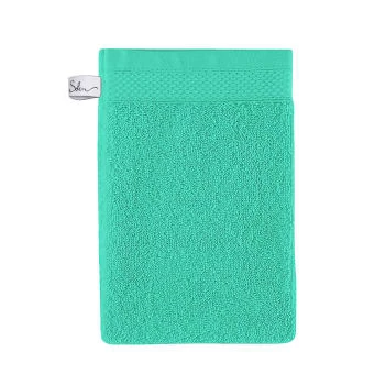 Anne De Solène Serviettes De Toilette Gant De Toilette Coton 16x22 Cm Azur 7 Anne De Solène Serviettes De Toilette Gant De Toilette Coton 16x22 Cm Azur – Image 5