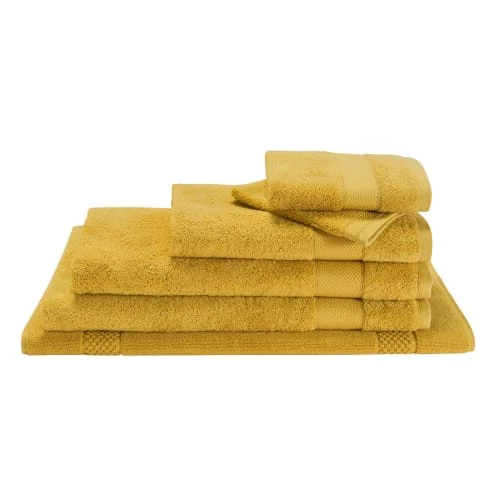 Anne De Solène Serviettes De Toilette Gant De Toilette Coton 16x22 Cm Miel 4 Anne De Solène Serviettes De Toilette Gant De Toilette Coton 16x22 Cm Miel – Image 2