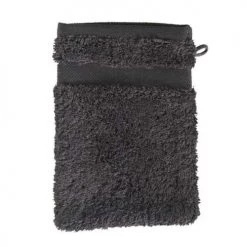 Carré Blanc Serviettes De Toilette Gant De Toilette Coton Anthracite