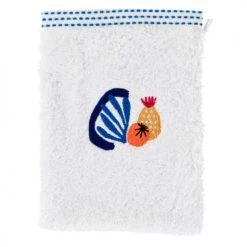 Carré Blanc Serviettes De Toilette Gant De Toilette Coton Blanc