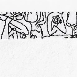 Carré Blanc Serviettes De Toilette Gant De Toilette Coton Blanc -Gants de toilette Soldes gant de toilette coton blanc 2