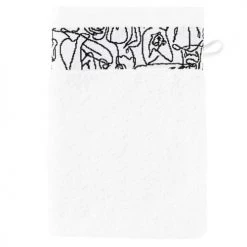 Carré Blanc Serviettes De Toilette Gant De Toilette Coton Blanc