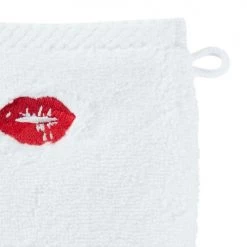 Carré Blanc Serviettes De Toilette Gant De Toilette Coton Blanc -Gants de toilette Soldes gant de toilette coton blanc 8