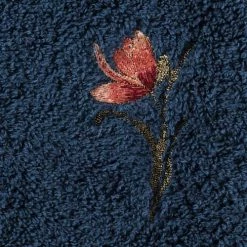 Carré Blanc Serviettes De Toilette Gant De Toilette Coton Bleu -Gants de toilette Soldes gant de toilette coton bleu 2