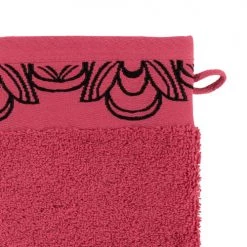 Carré Blanc Serviettes De Toilette Gant De Toilette Coton Cassis -Gants de toilette Soldes gant de toilette coton cassis 1