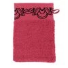 Carré Blanc Serviettes De Toilette Gant De Toilette Coton Cassis -Gants de toilette Soldes gant de toilette coton cassis