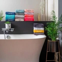 Carré Blanc Serviettes De Toilette Gant De Toilette Coton Corail -Gants de toilette Soldes gant de toilette coton corail 1