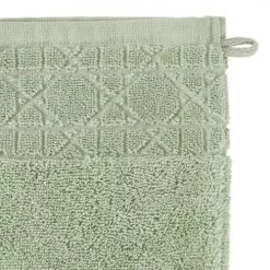 Carré Blanc Serviettes De Toilette Gant De Toilette Coton Eucalyptus -Gants de toilette Soldes gant de toilette coton eucalyptus 3