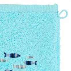 Carré Blanc Serviettes De Toilette Gant De Toilette Coton Lagon -Gants de toilette Soldes gant de toilette coton lagon 3