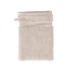 Carré Blanc Serviettes De Toilette Gant De Toilette Coton Lin -Gants de toilette Soldes gant de toilette coton lin 1