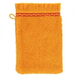Carré Blanc Serviettes De Toilette Gant De Toilette Coton Papaye -Gants de toilette Soldes gant de toilette coton papaye 1