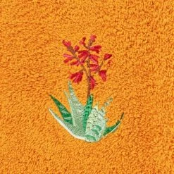 Carré Blanc Serviettes De Toilette Gant De Toilette Coton Papaye -Gants de toilette Soldes gant de toilette coton papaye 2