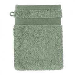 Carré Blanc Serviettes De Toilette Gant De Toilette Coton Sauge -Gants de toilette Soldes gant de toilette coton sauge 1