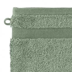 Carré Blanc Serviettes De Toilette Gant De Toilette Coton Sauge -Gants de toilette Soldes gant de toilette coton sauge 2