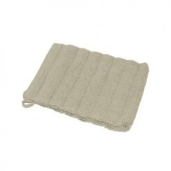 LASA Home Serviettes De Toilette Gant De Toilette En Coton Beige 16X21 Cm