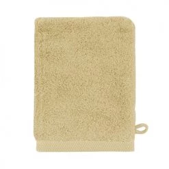 Alexandre Turpault Serviettes De Toilette Gant De Toilette En Coton Jaune Pollen 16x21